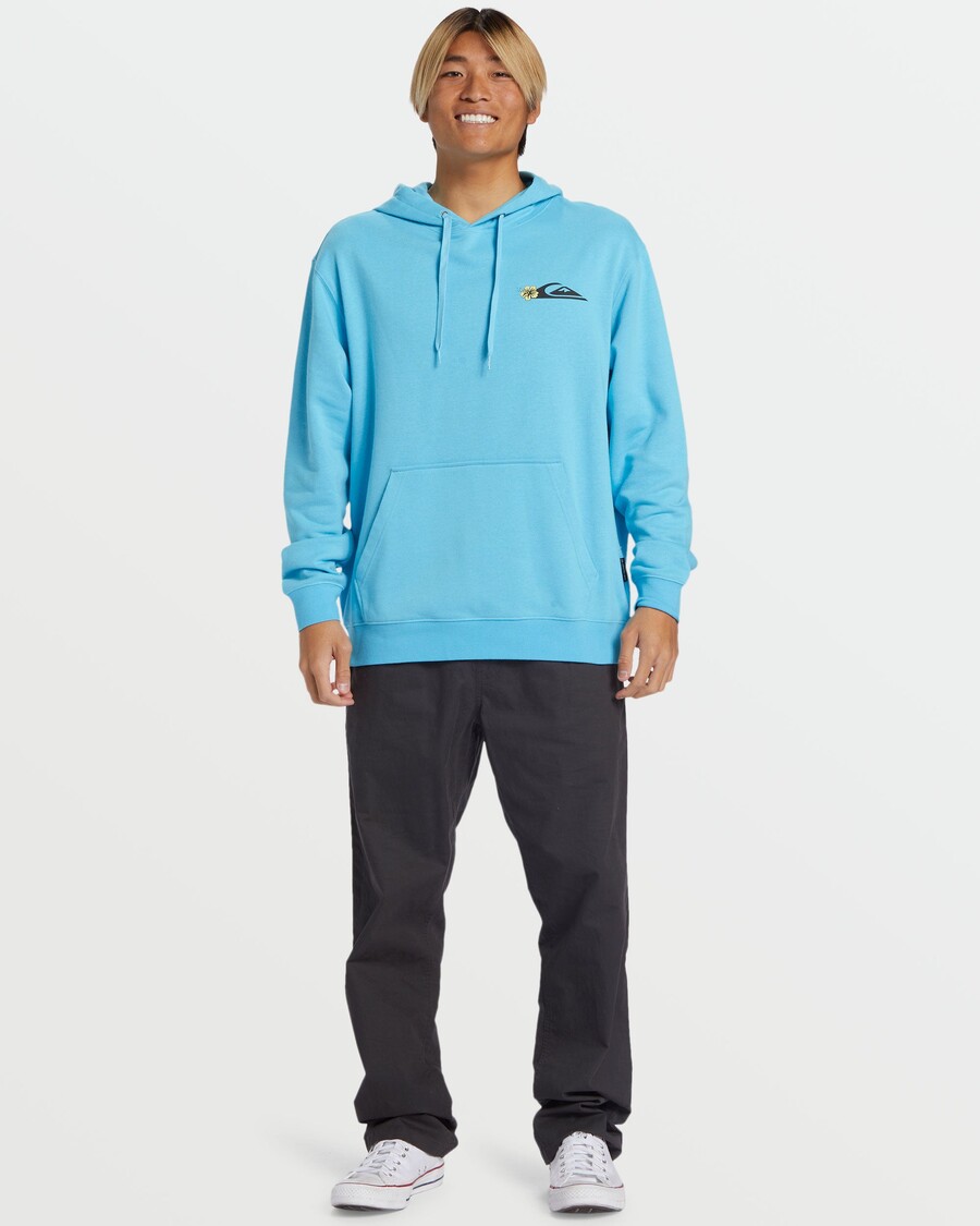Quiksilver Grafická Mikina S Kapucí - Crystal Seas