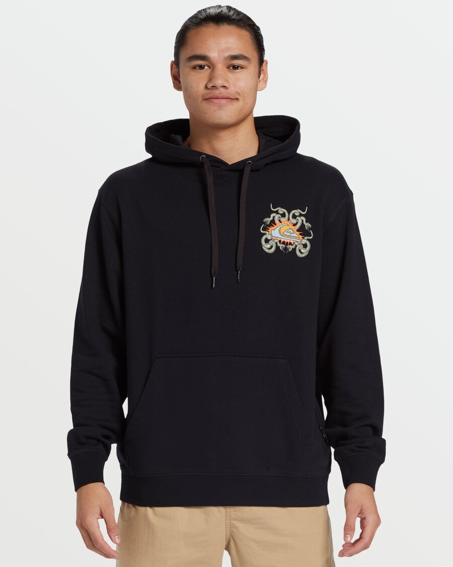 Quik Silver Graphic Hoodie - Black 1