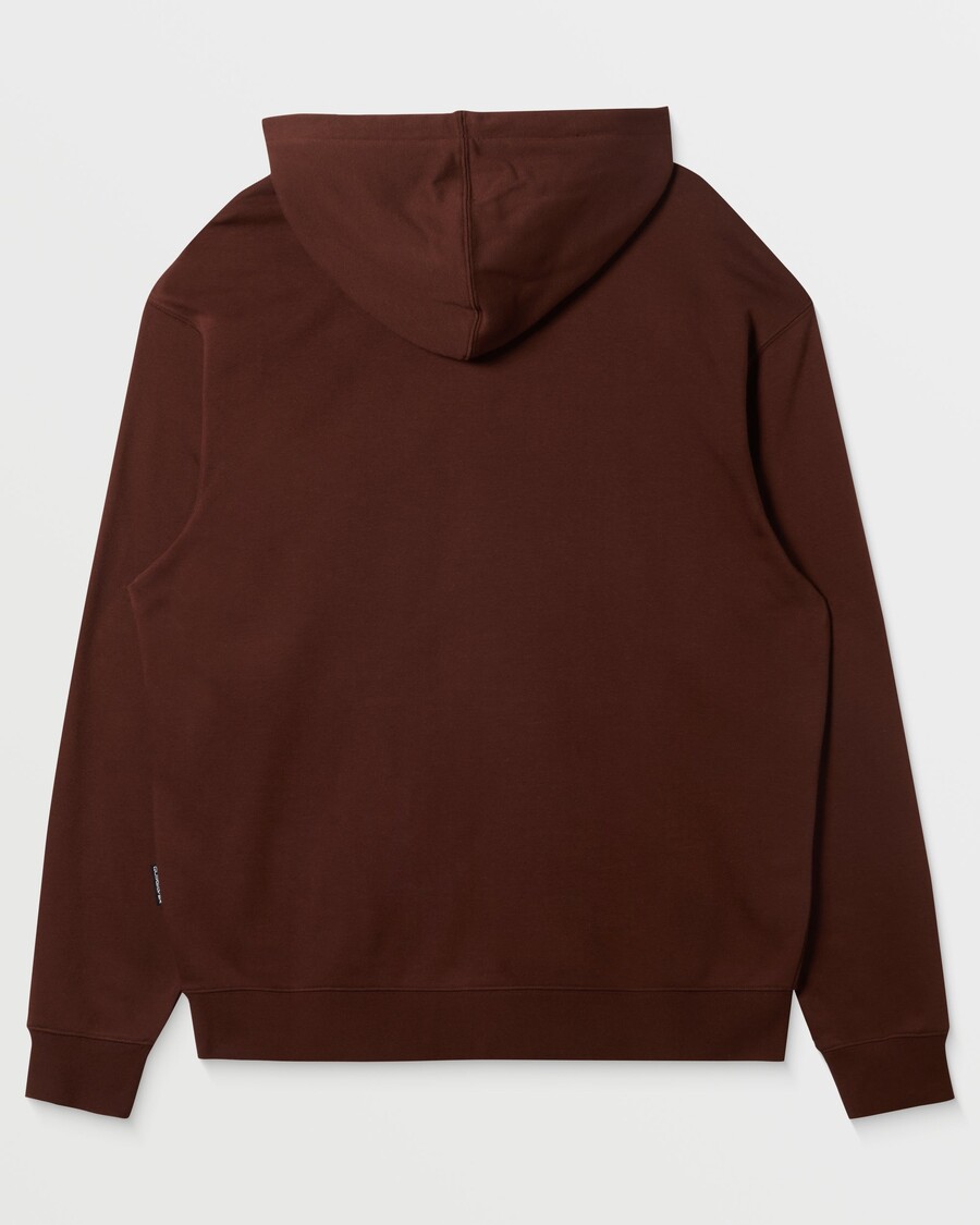 Quiksilver Grafická Mikina S Kapucí - Hnědý Kámen