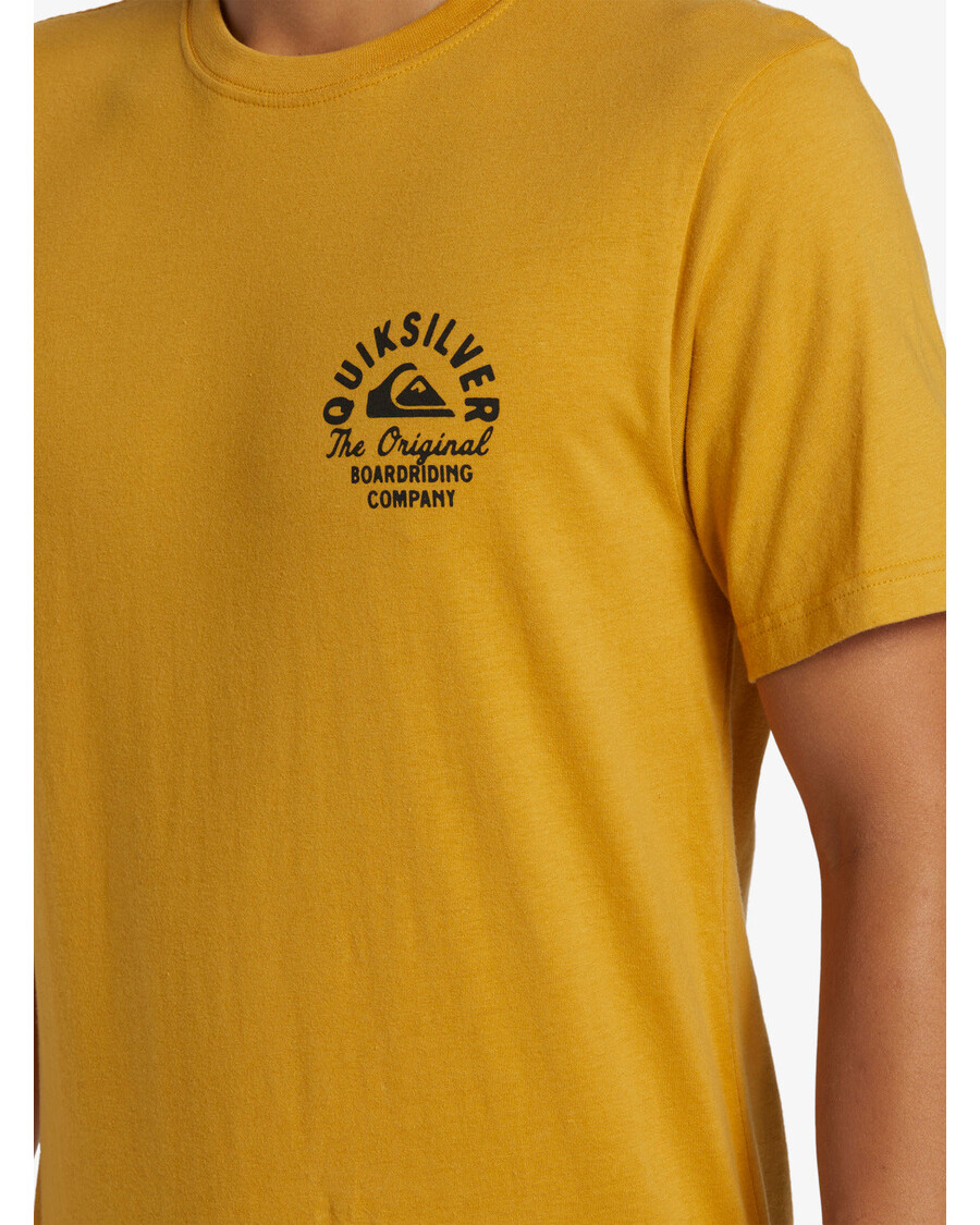 Quiksilver Circle Script Tričko - Horčica