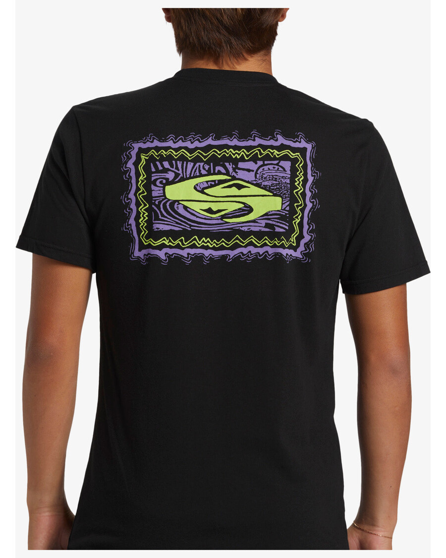 Quik Silver Taking Roots T-Shirt - Black