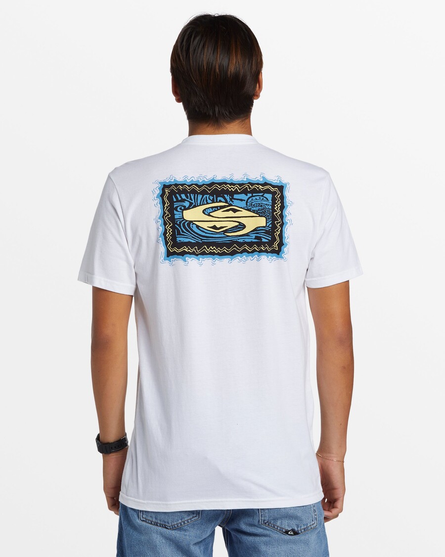 Quik Silver Taking Roots T-Shirt - White