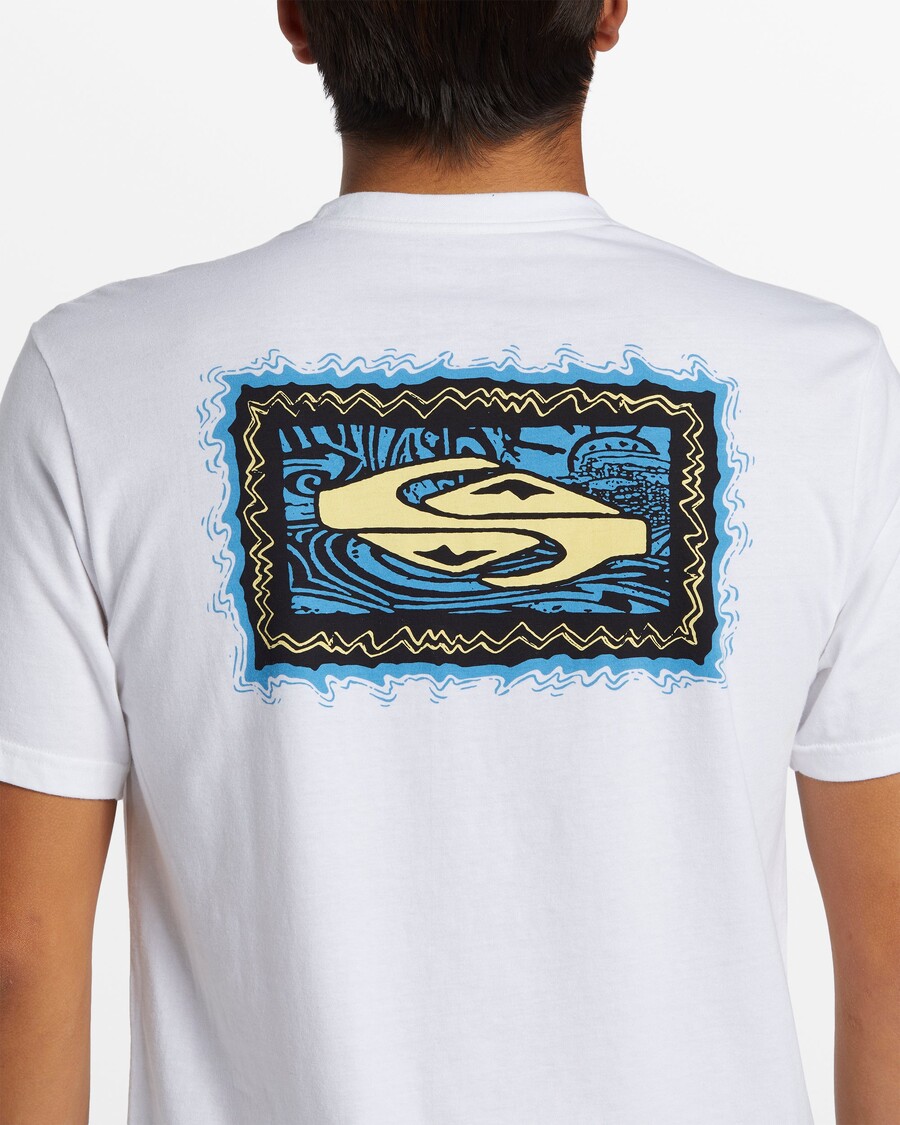 Quik Silver Taking Roots T-Shirt - White
