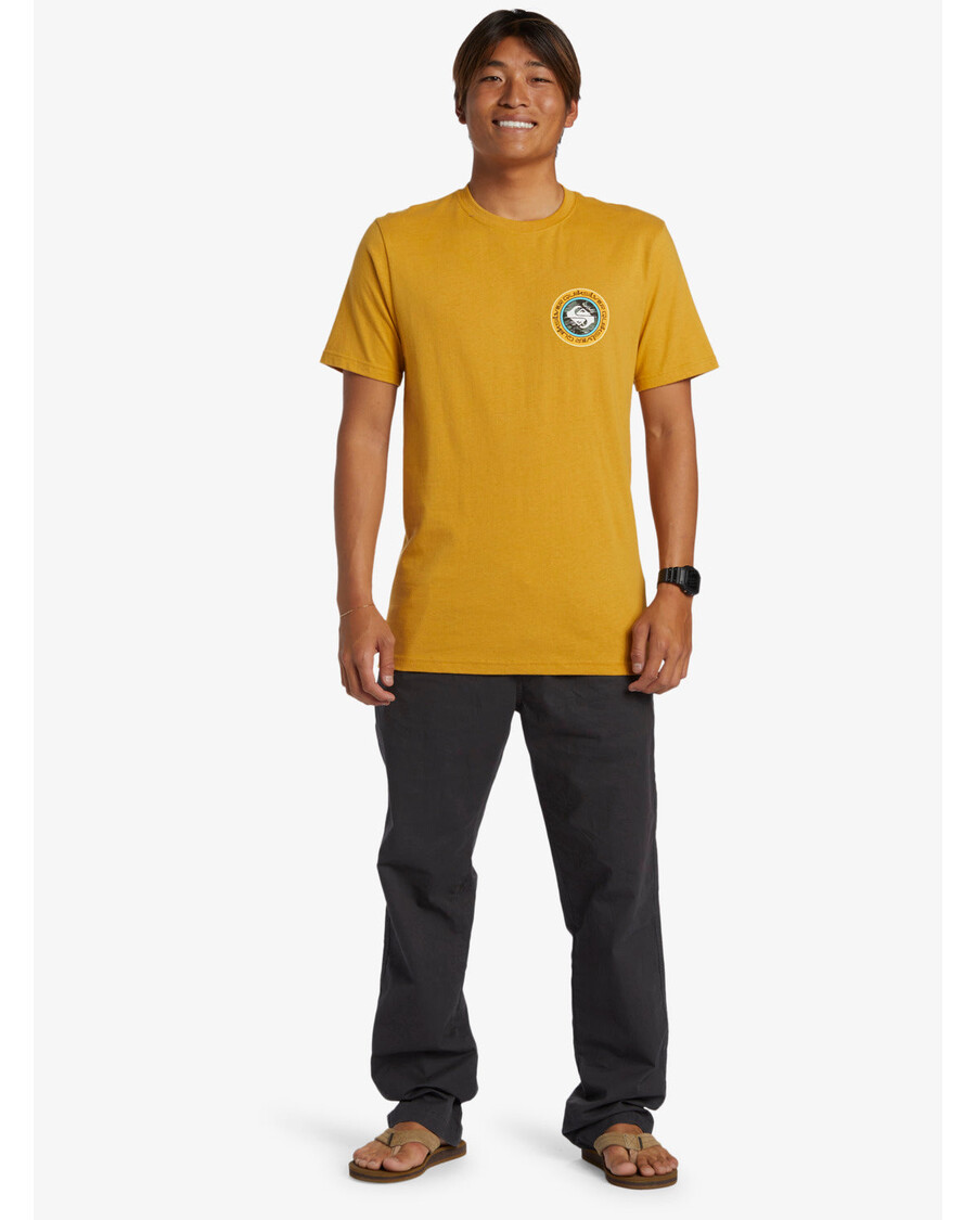 Quiksilver Omni Circle Tričko - Hořčice