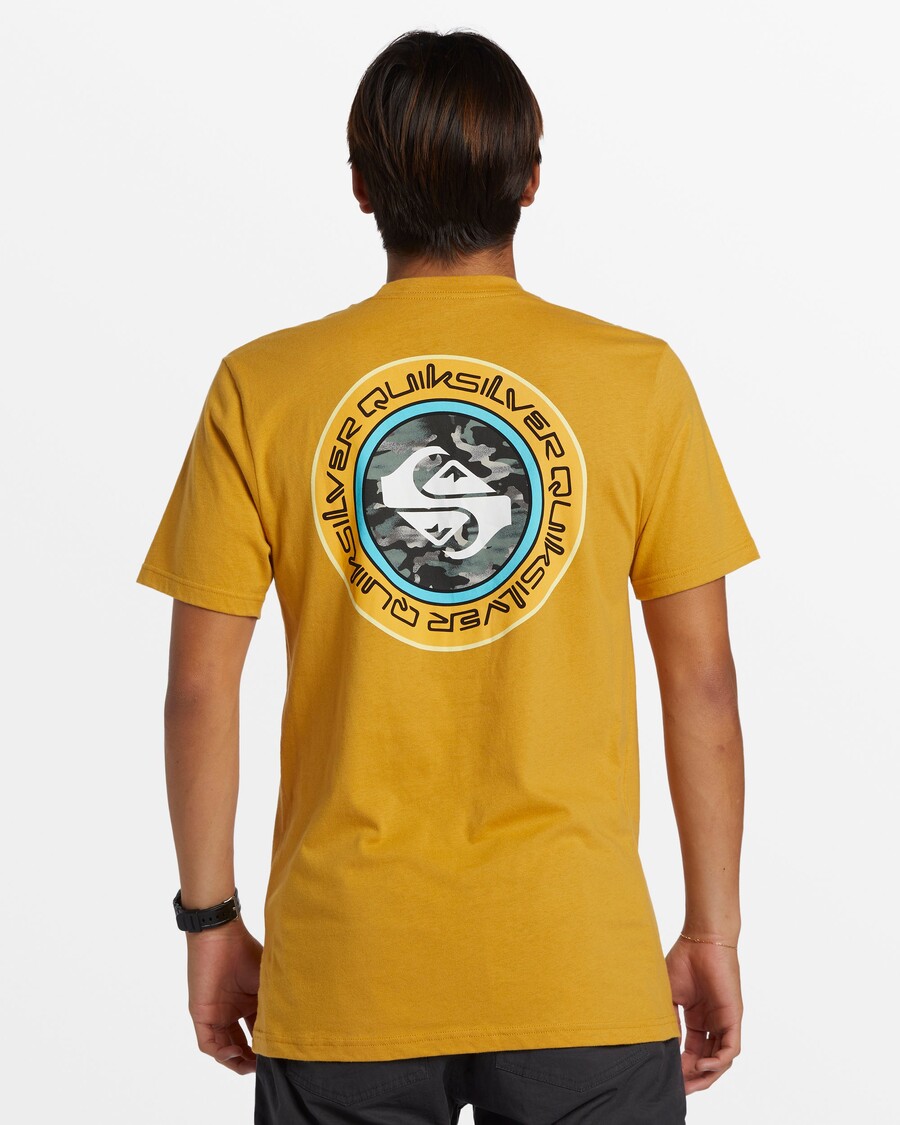 Quiksilver Omni Circle Tričko - Hořčice