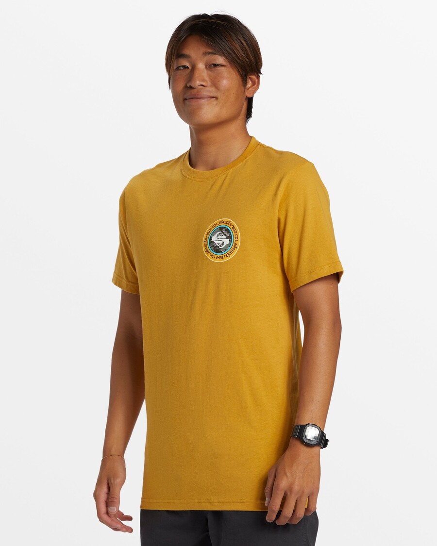 Quiksilver Omni Circle Tričko - Hořčice