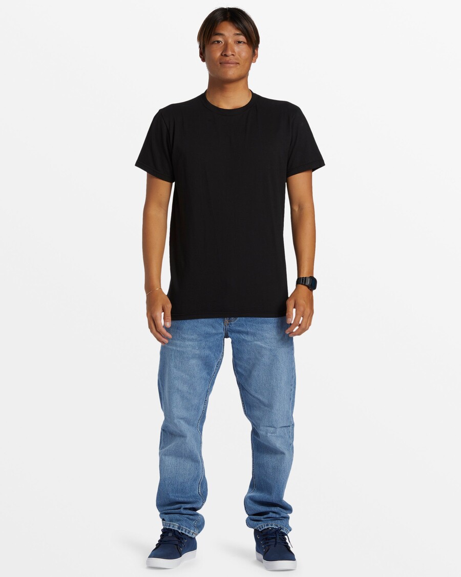 Quik ασημί μπλουζάκι νησί κρανίου - μαύρο