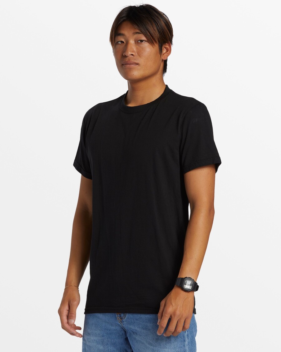 Quik ασημί μπλουζάκι νησί κρανίου - μαύρο