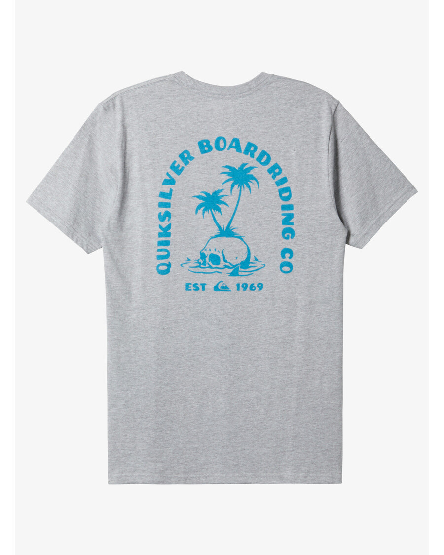 Quik Sidabriniai Kaukolės Salos Marškinėliai - Atletiški Viržiai