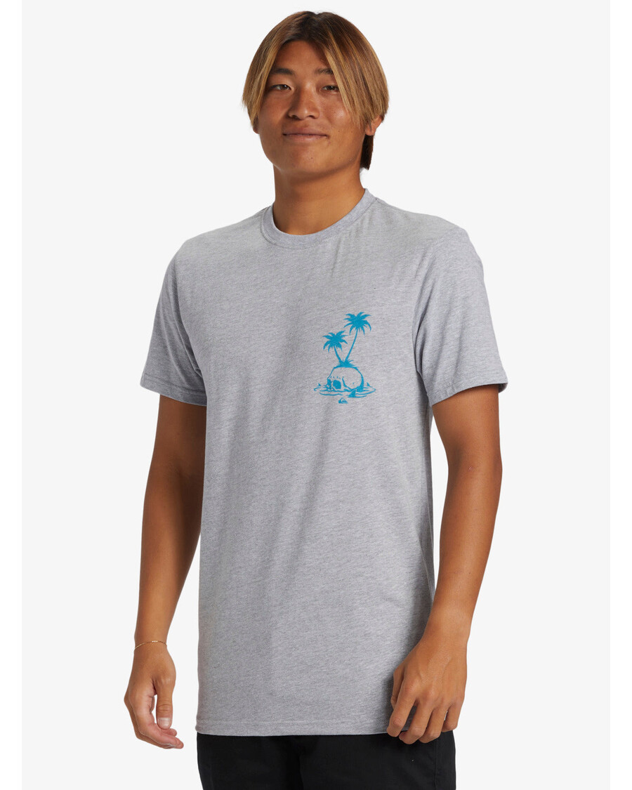 Quik Sidabriniai Kaukolės Salos Marškinėliai - Atletiški Viržiai