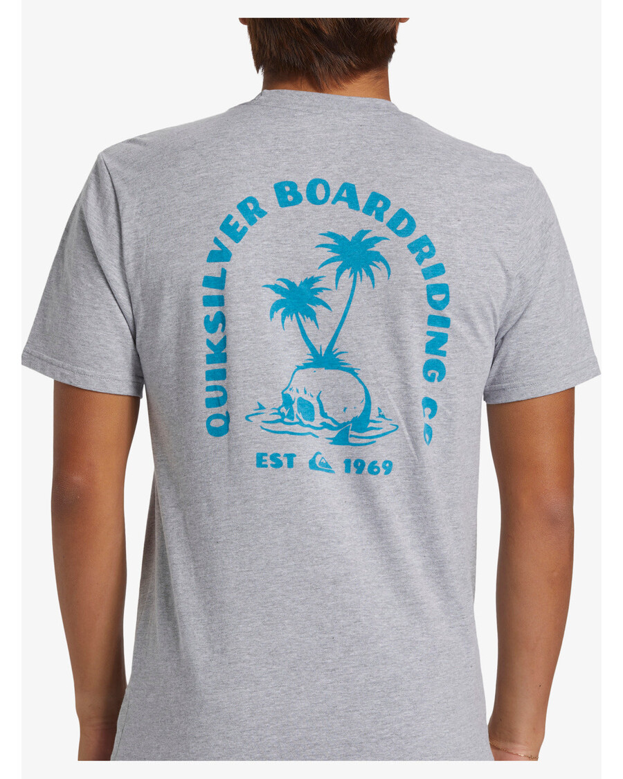 Quik Sidabriniai Kaukolės Salos Marškinėliai - Atletiški Viržiai