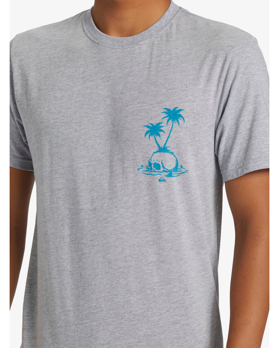 Quik Sidabriniai Kaukolės Salos Marškinėliai - Atletiški Viržiai