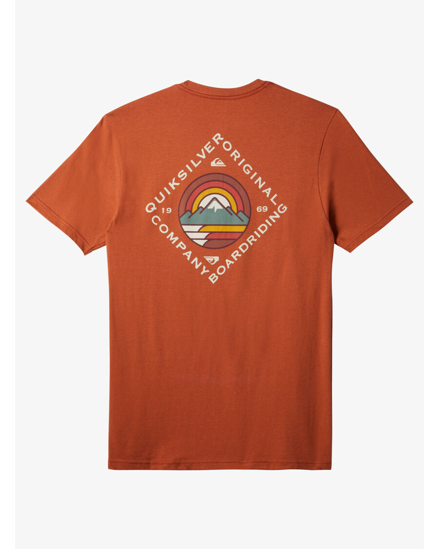 Quik Silver Scenic View T-Shirt - Baked Clay