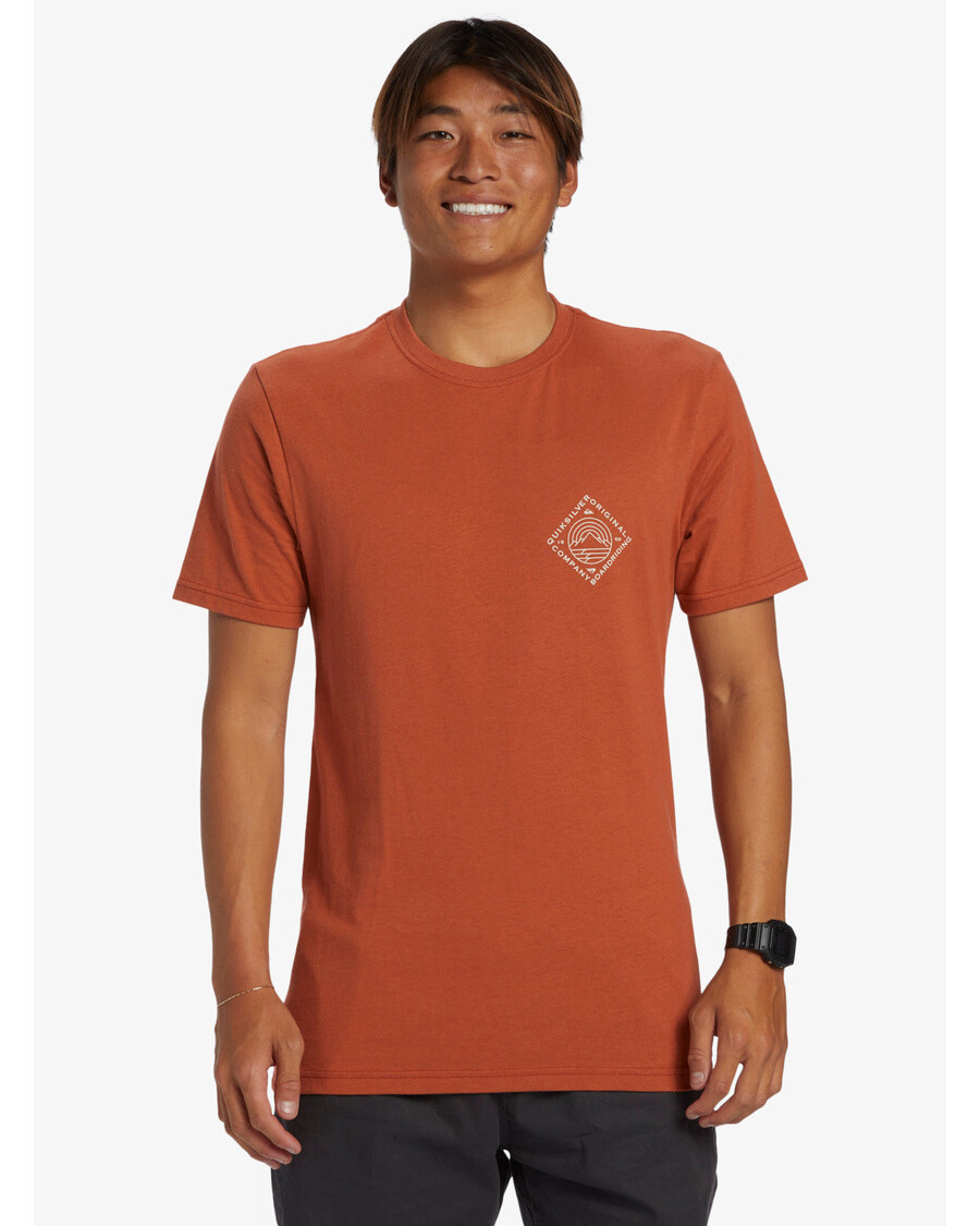 Quik Silver Scenic View T-Shirt - Baked Clay