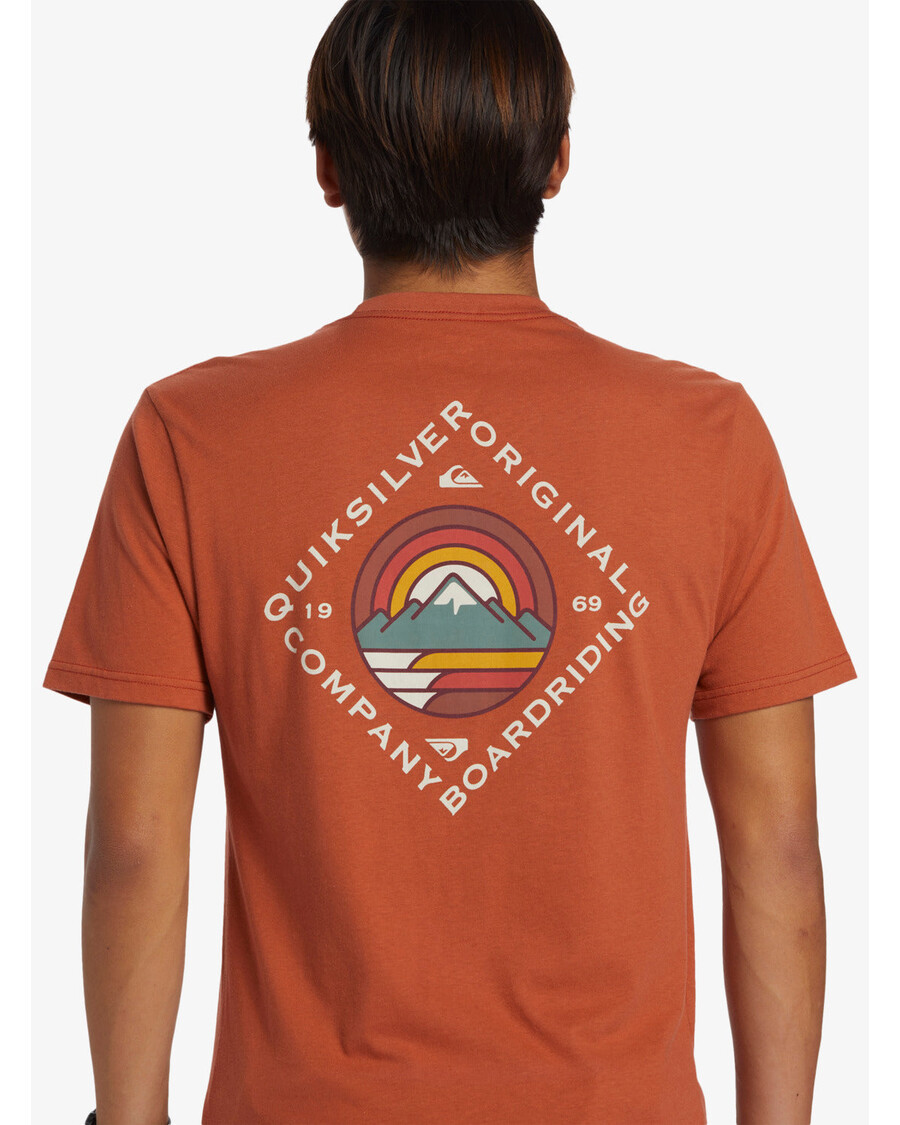 Quik Silver Scenic View T-Shirt - Baked Clay