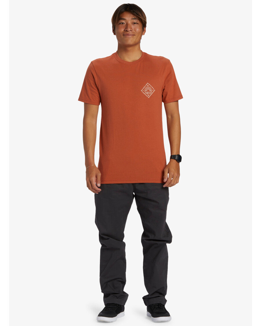 Quik Silver Scenic View T-Shirt - Baked Clay