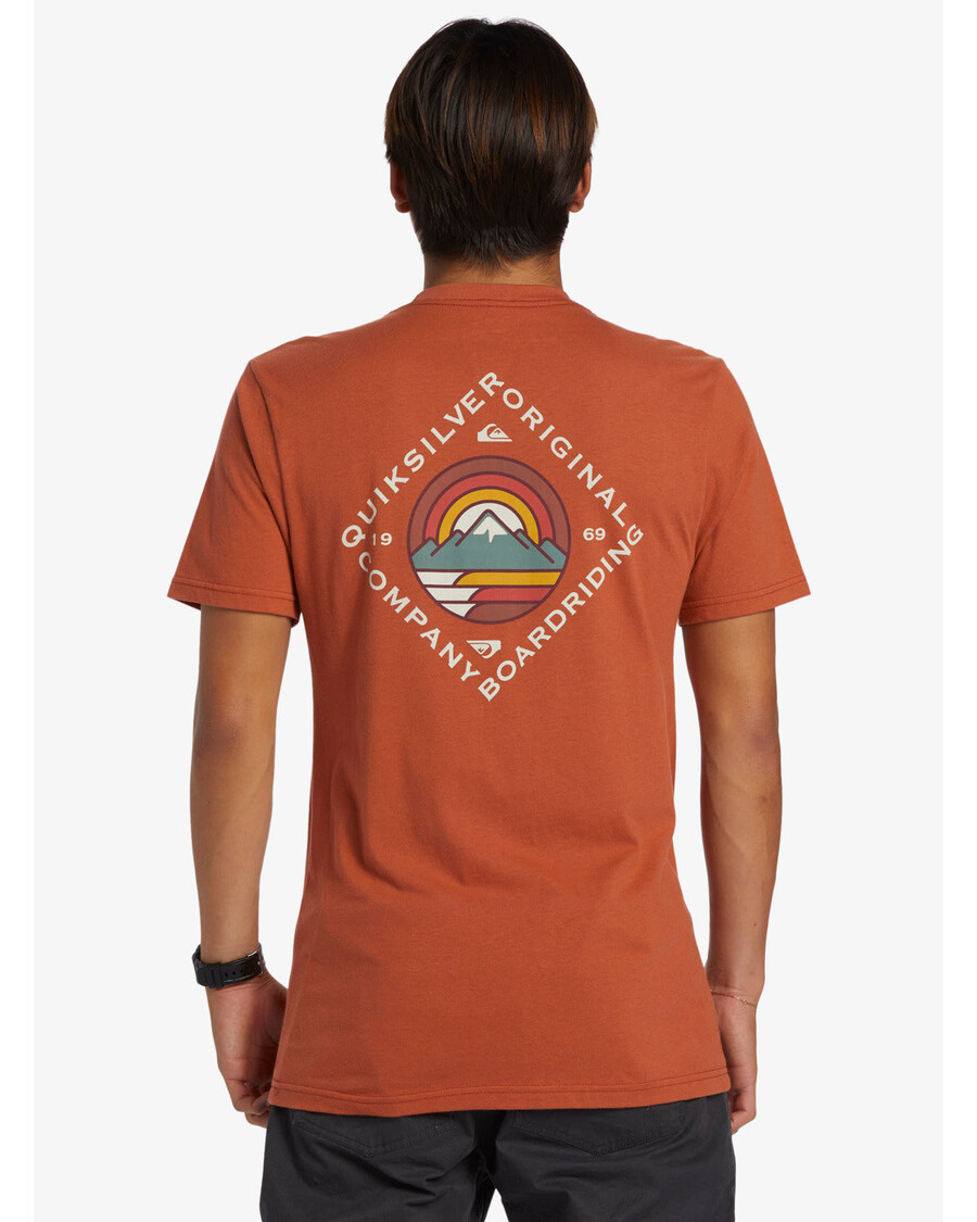 Quik Silver Scenic View T-Shirt - Baked Clay
