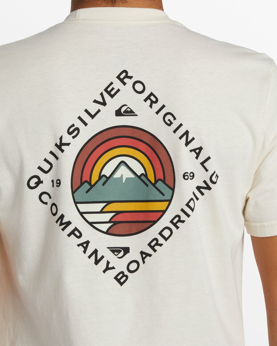 μπλουζάκι Quik ασημί γραφική θέα - σημύδα