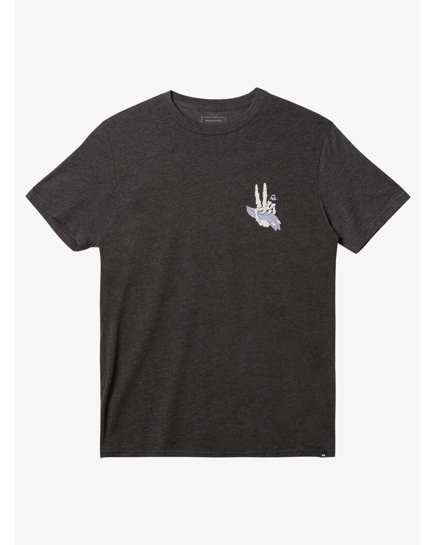 μπλουζάκι Quik Silver Peace Out - κάρβουνο ερείκη