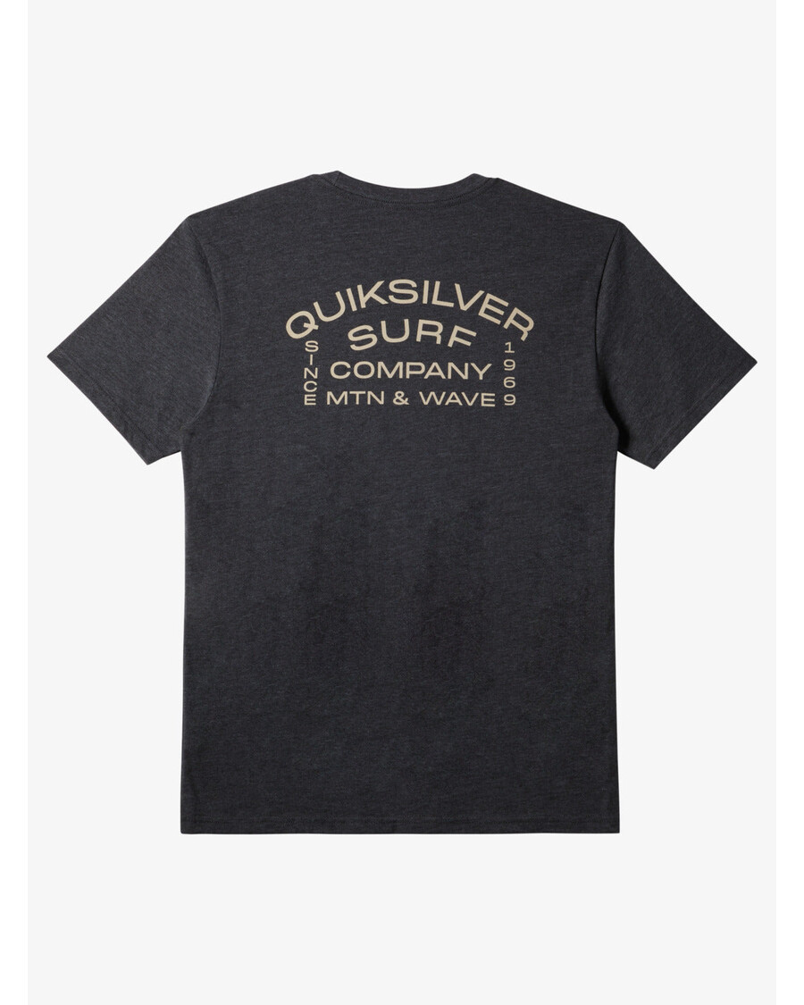 T-shirt Quiksilver Surf Lockup - κάρβουνο ερείκη