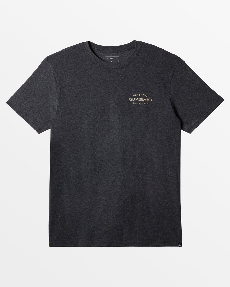T-shirt Quiksilver Surf Lockup - κάρβουνο ερείκη