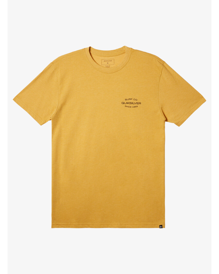 Quiksilver Surf Lockup Tričko - Zářivě Zlatý Vřes