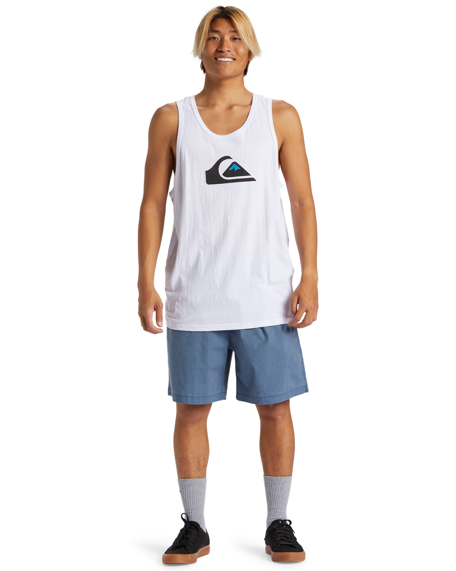 Tank Top Logo Quiksilver Comp - Putih