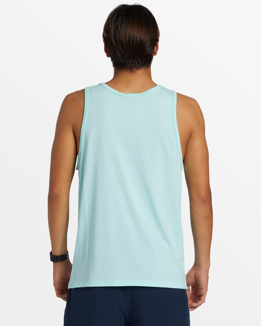 Quik Silver Tijuana Stripe Tank Top - Beach Glass Heather