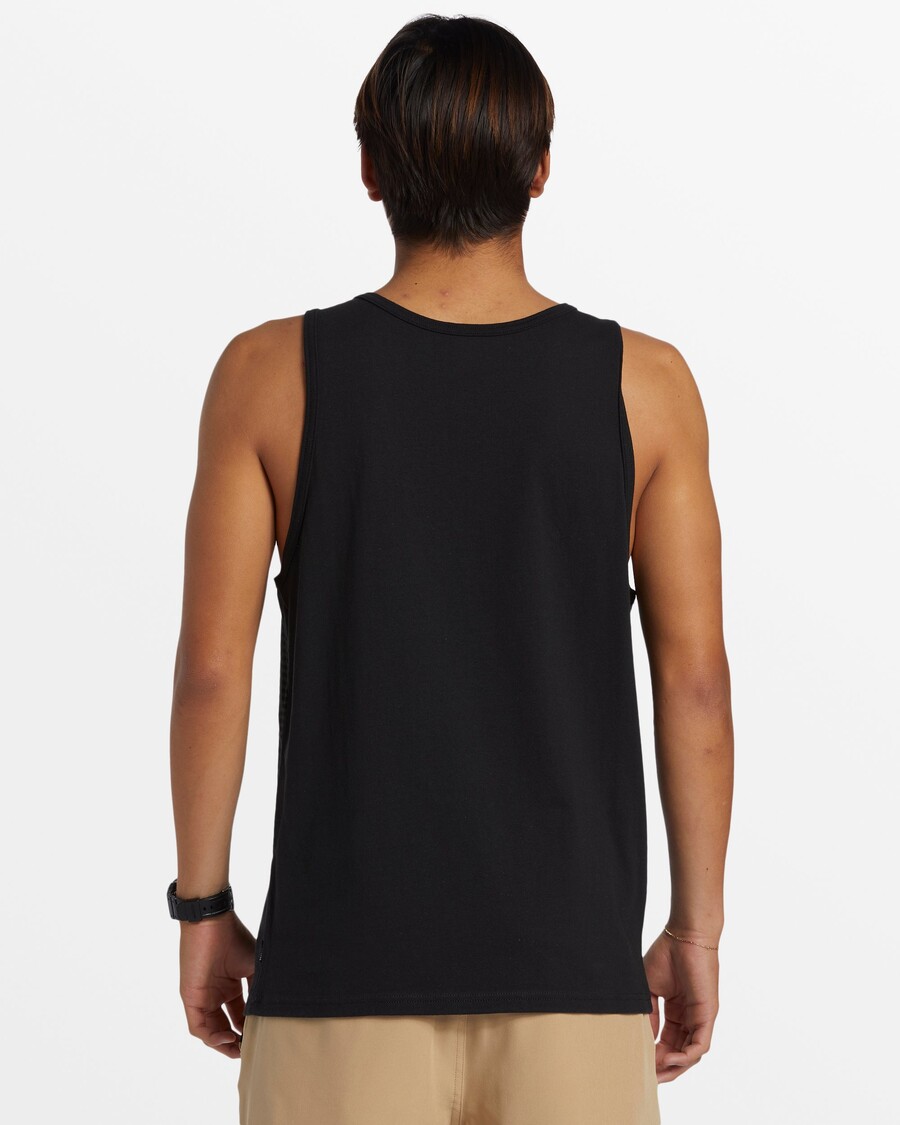 Quik Silver Tijuana Stripe Tank Top - Black