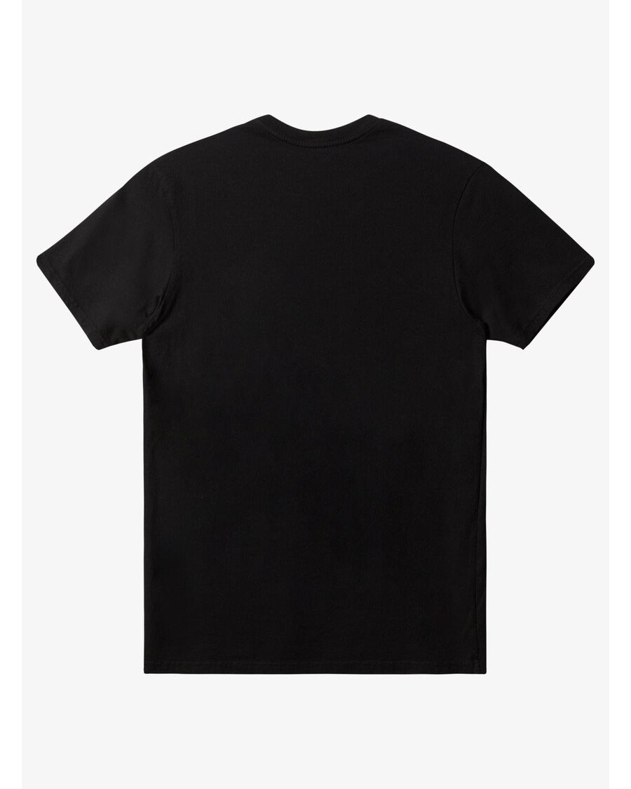 Quiksilver καθημερινό μπλουζάκι τσέπης - μαύρο