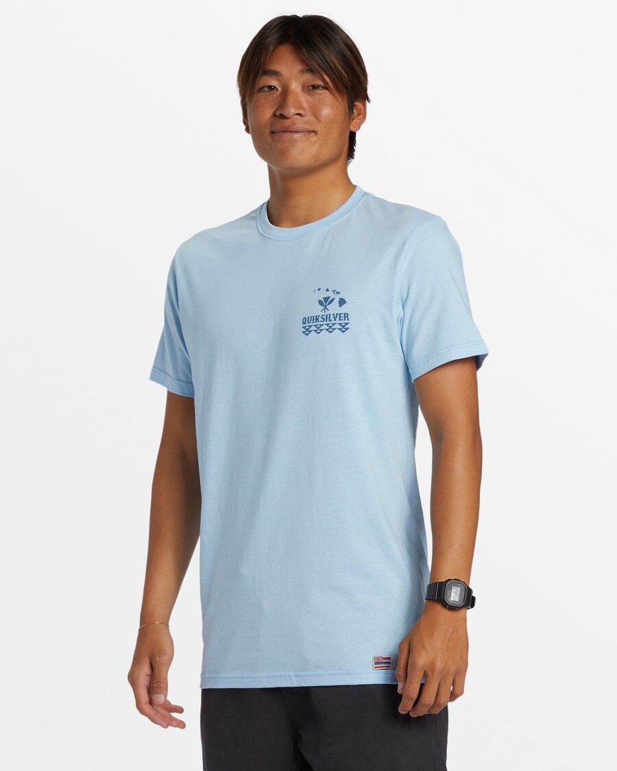 T-shirt Quik ασημί Hi φυσικών πόρων - καθαρός ουρανός