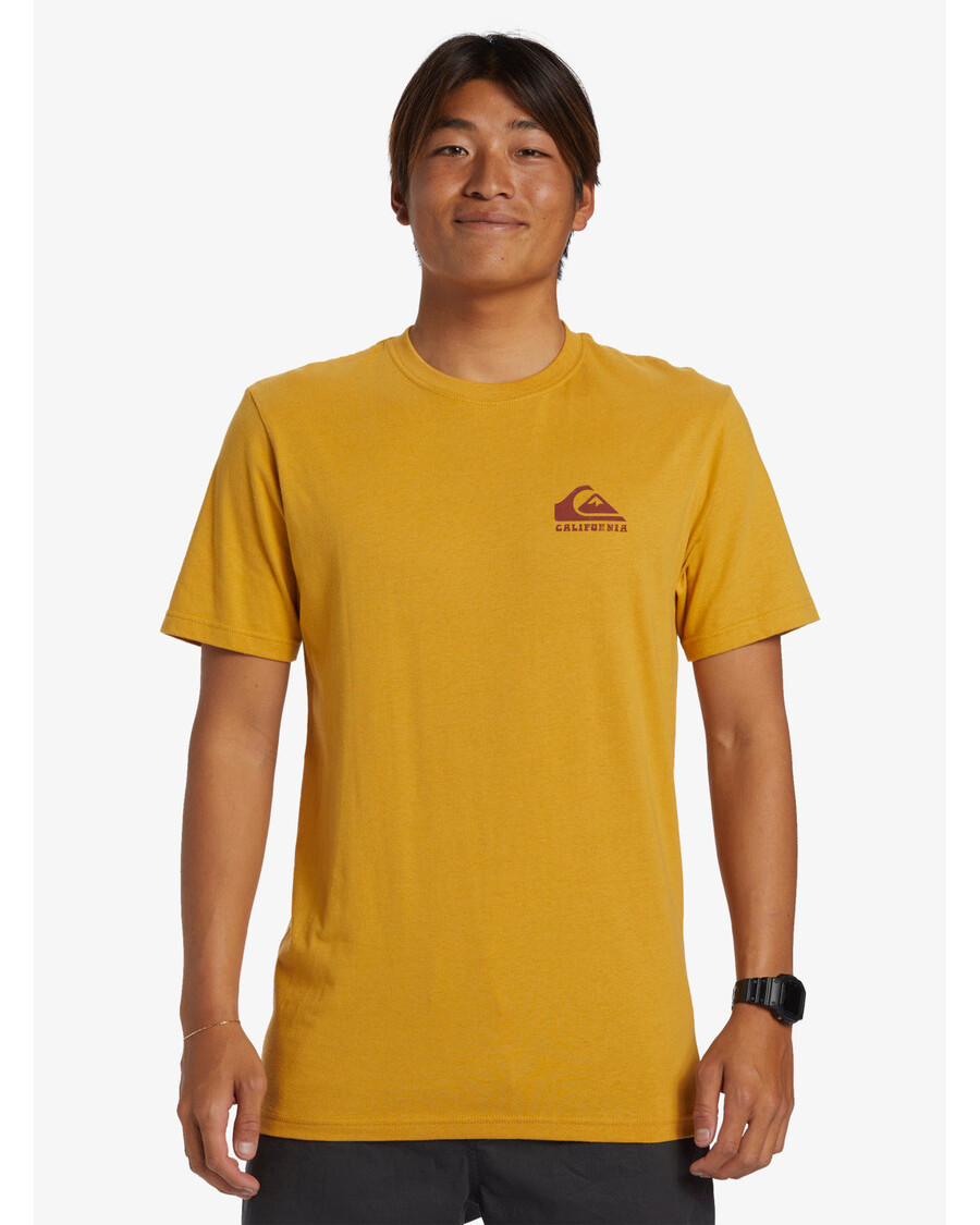 Quik Silver Ca Point Breaks T-Shirt - Mustard
