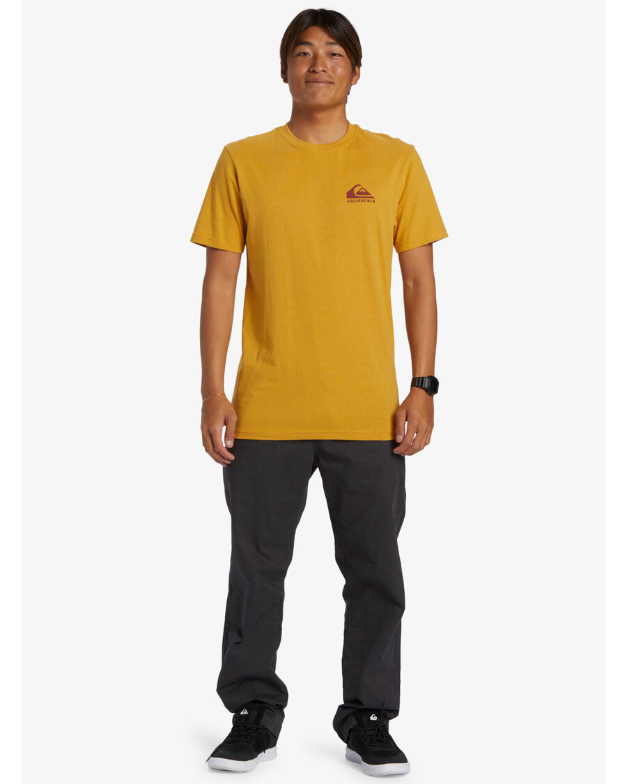 Quik Silver Ca Point Breaks T-Shirt - Mustard