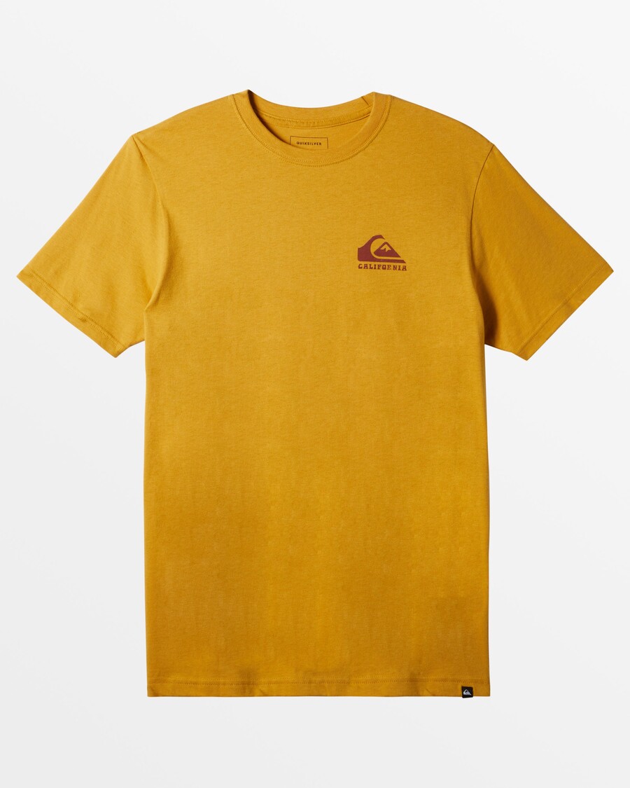 Quik Silver Ca Point Breaks T-Shirt - Mustard