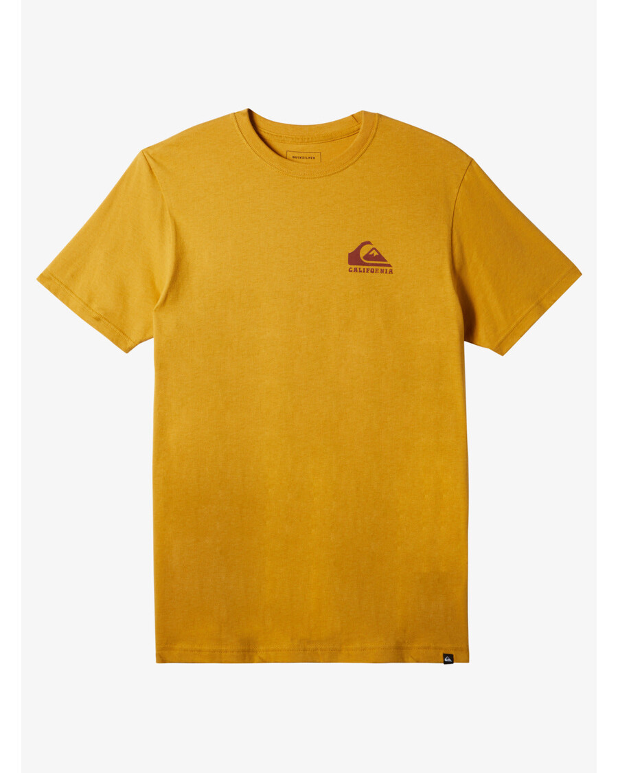 Quik Silver Ca Point Breaks T-Shirt - Mustard