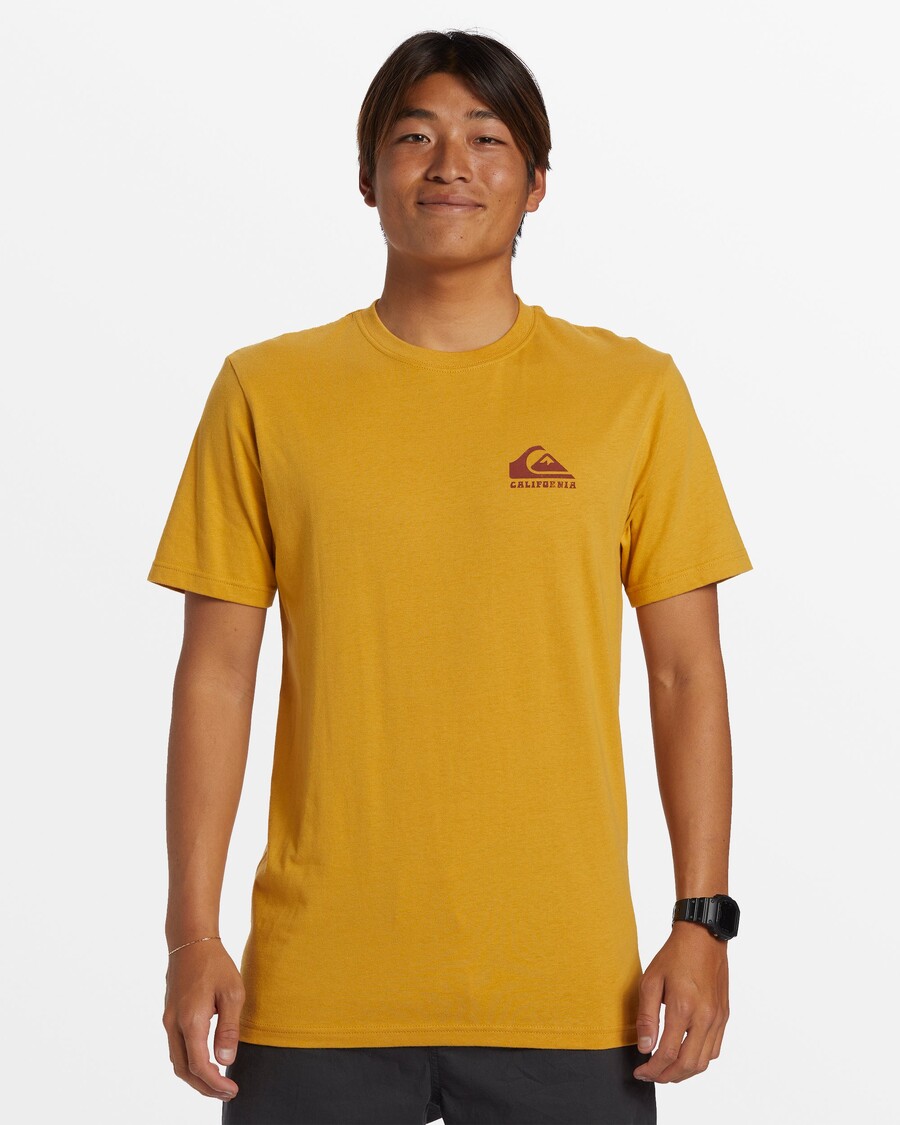Quiksilver Ca Point Breaks T-shirt - μουσταρδί