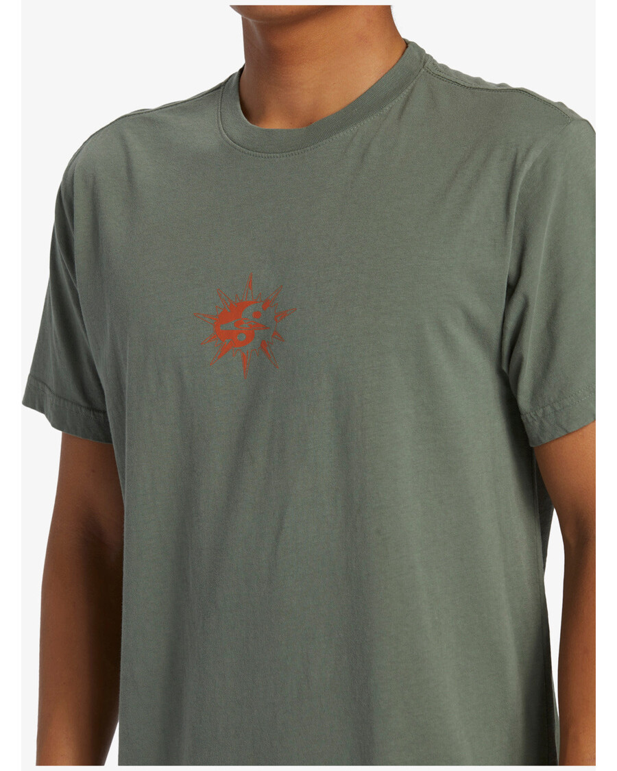 Quik Silver Throwback Tričko - Vavřínový Věnec