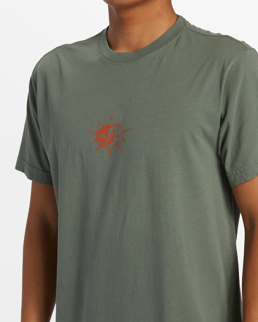 Quik Silver Throwback Tričko - Vavřínový Věnec