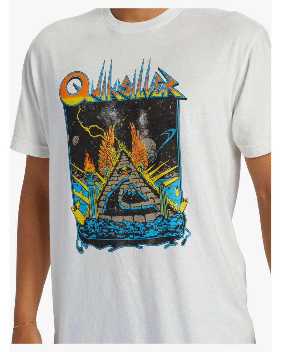 Quik Silver Rockin T-Shirt - Antique White