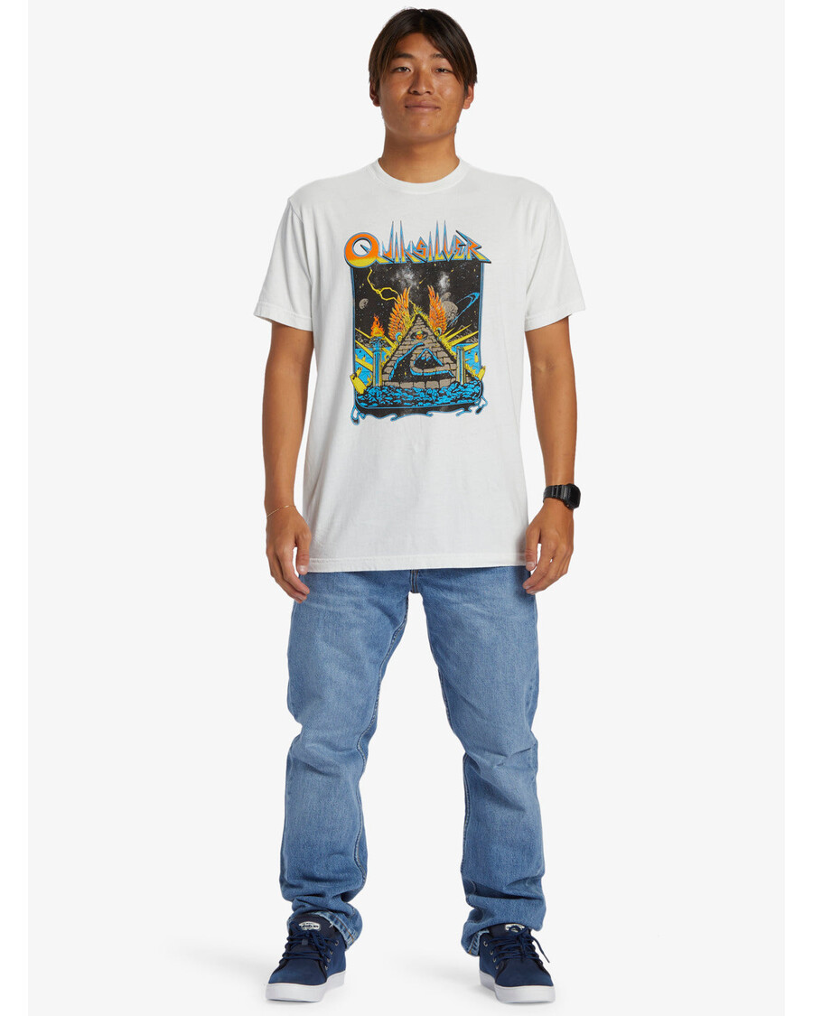 Quik Silver Rockin T-Shirt - Antique White