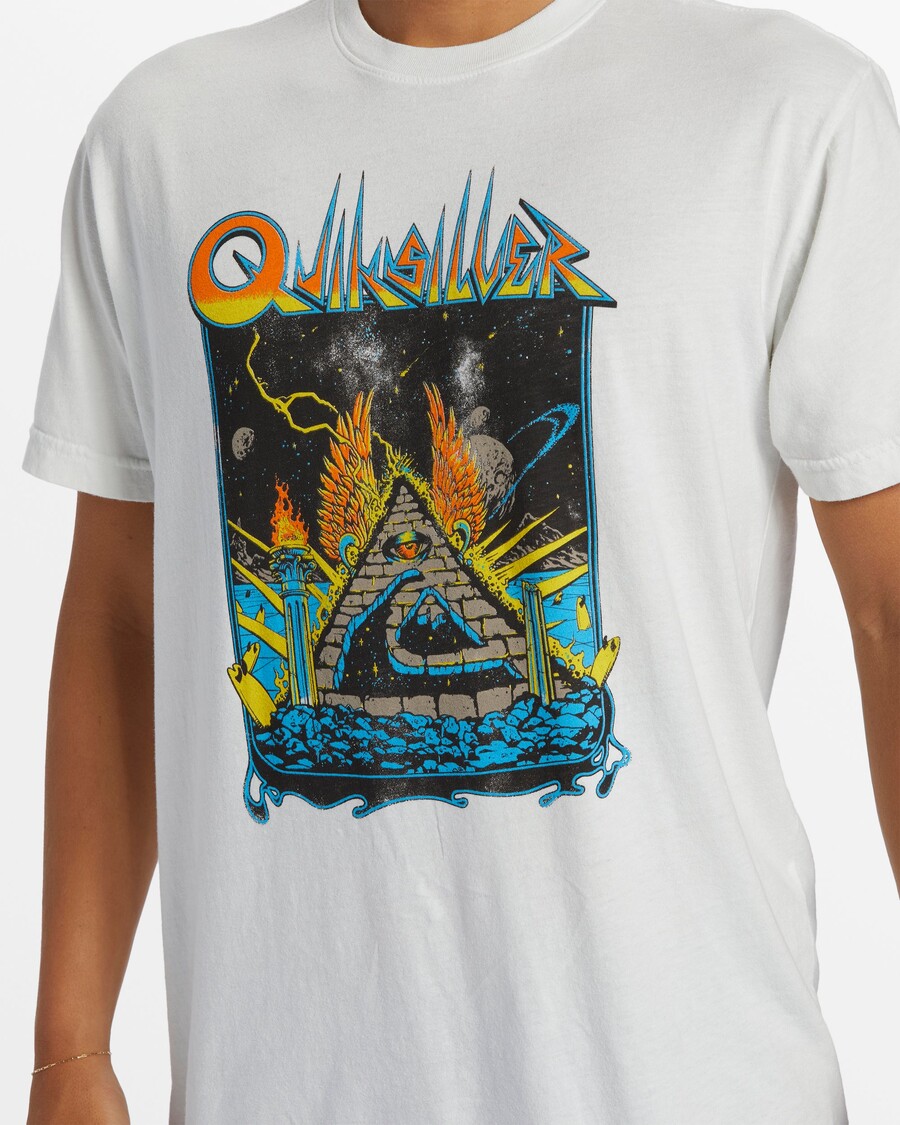 Quik Silver Rockin T-Shirt - Antique White