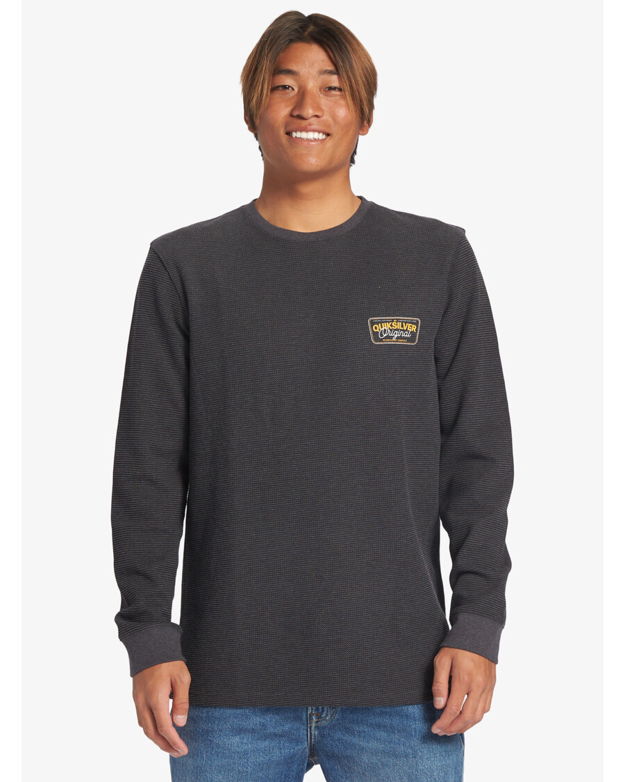 Quik Silver Adrenaline Spike Thermal Mth T-Shirt - Charcoal Heather