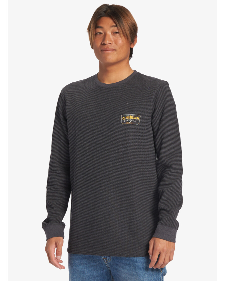 Quik Silver Adrenaline Spike Thermal Mth T-Shirt - Charcoal Heather