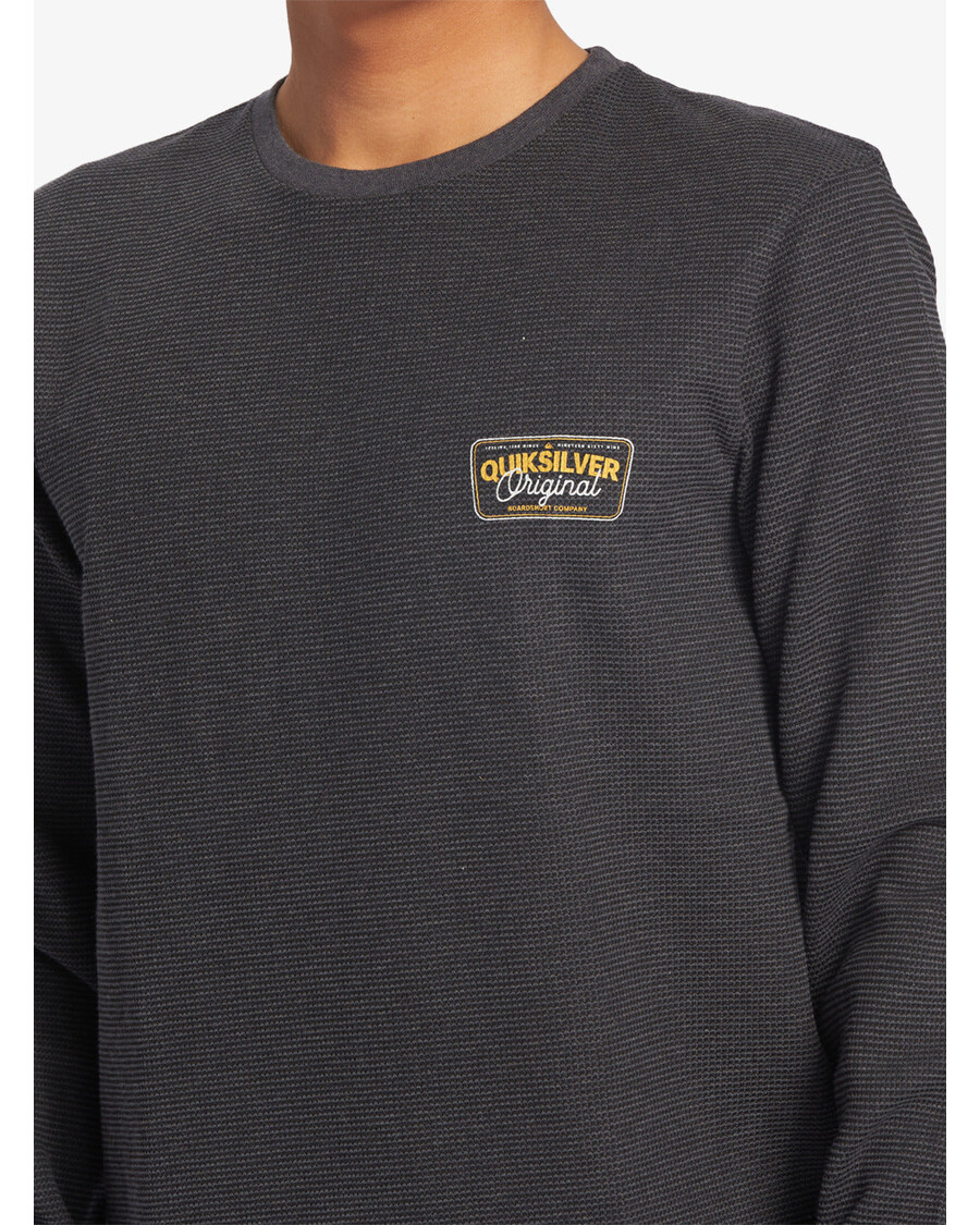 Quik Silver Adrenaline Spike Thermal Mth T-Shirt - Charcoal Heather