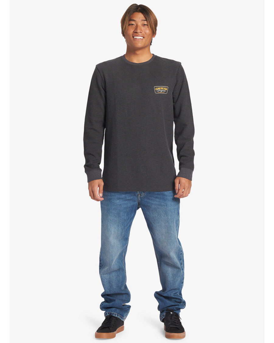 Quik Silver Adrenaline Spike Thermal Mth T-Shirt - Charcoal Heather