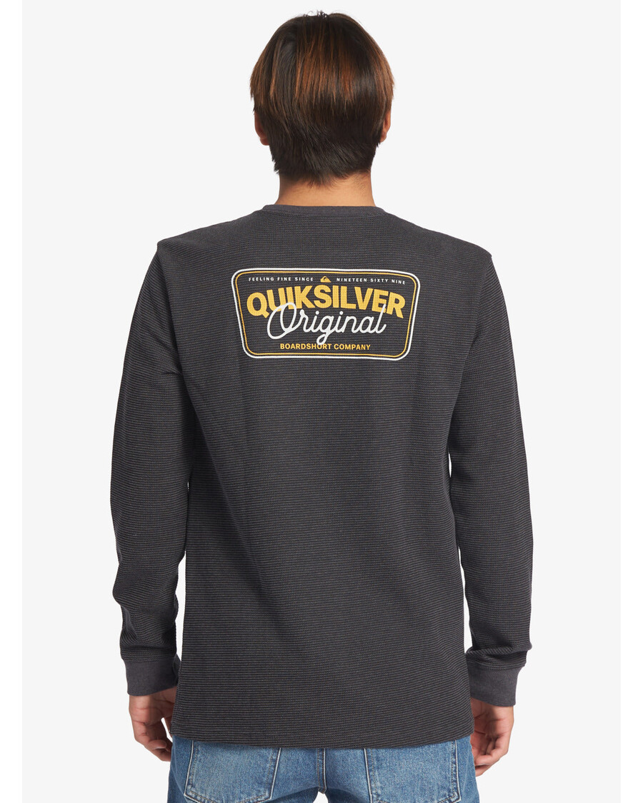 Quik Silver Adrenaline Spike Thermal Mth T-Shirt - Charcoal Heather