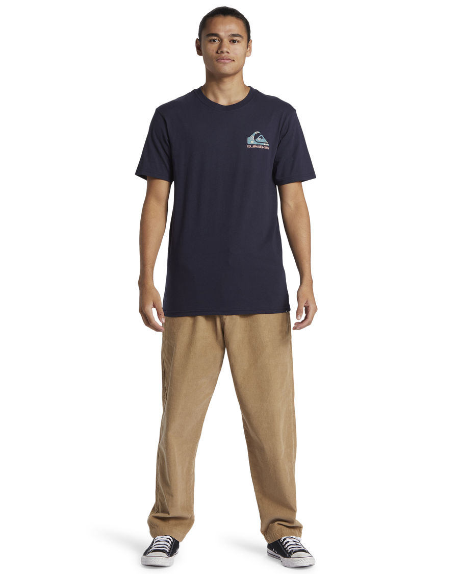 Quik Silver Funky Filler T-Shirt - Navy Blazer