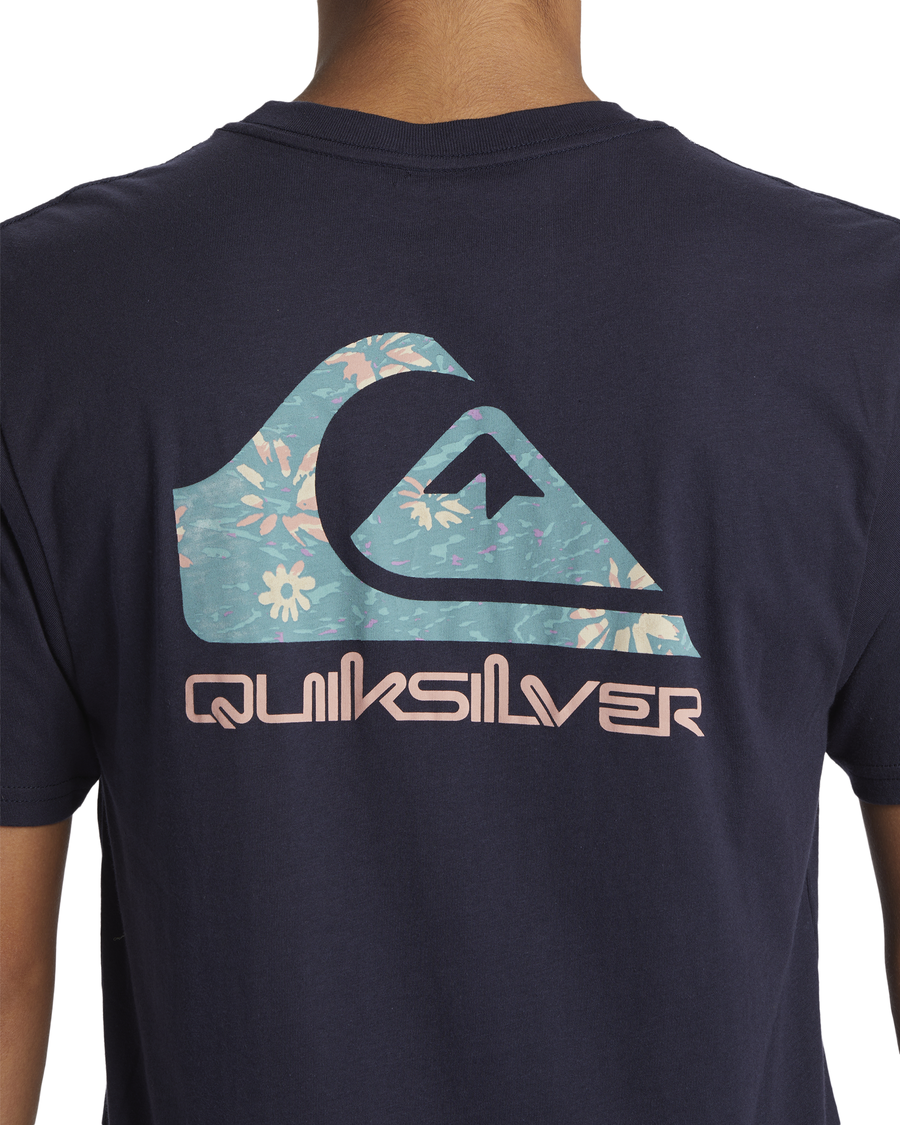 Quik Silver Funky Filler T-Shirt - Navy Blazer