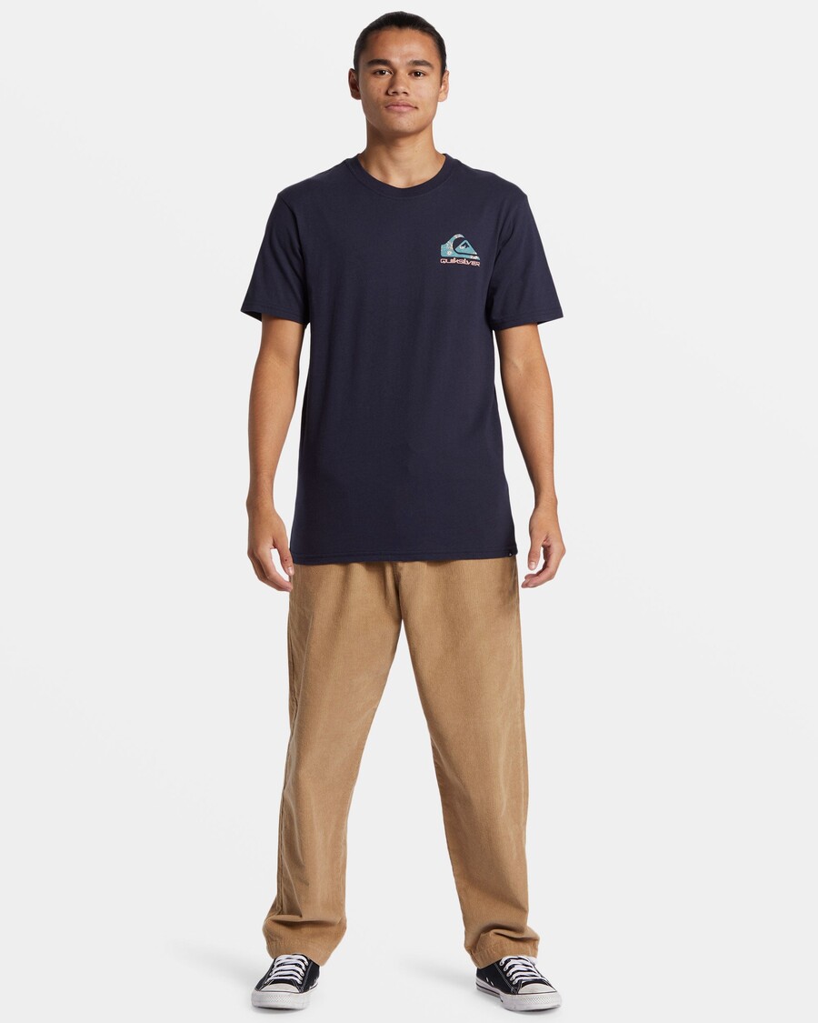 Quik Silver Funky Filler T-Shirt - Navy Blazer