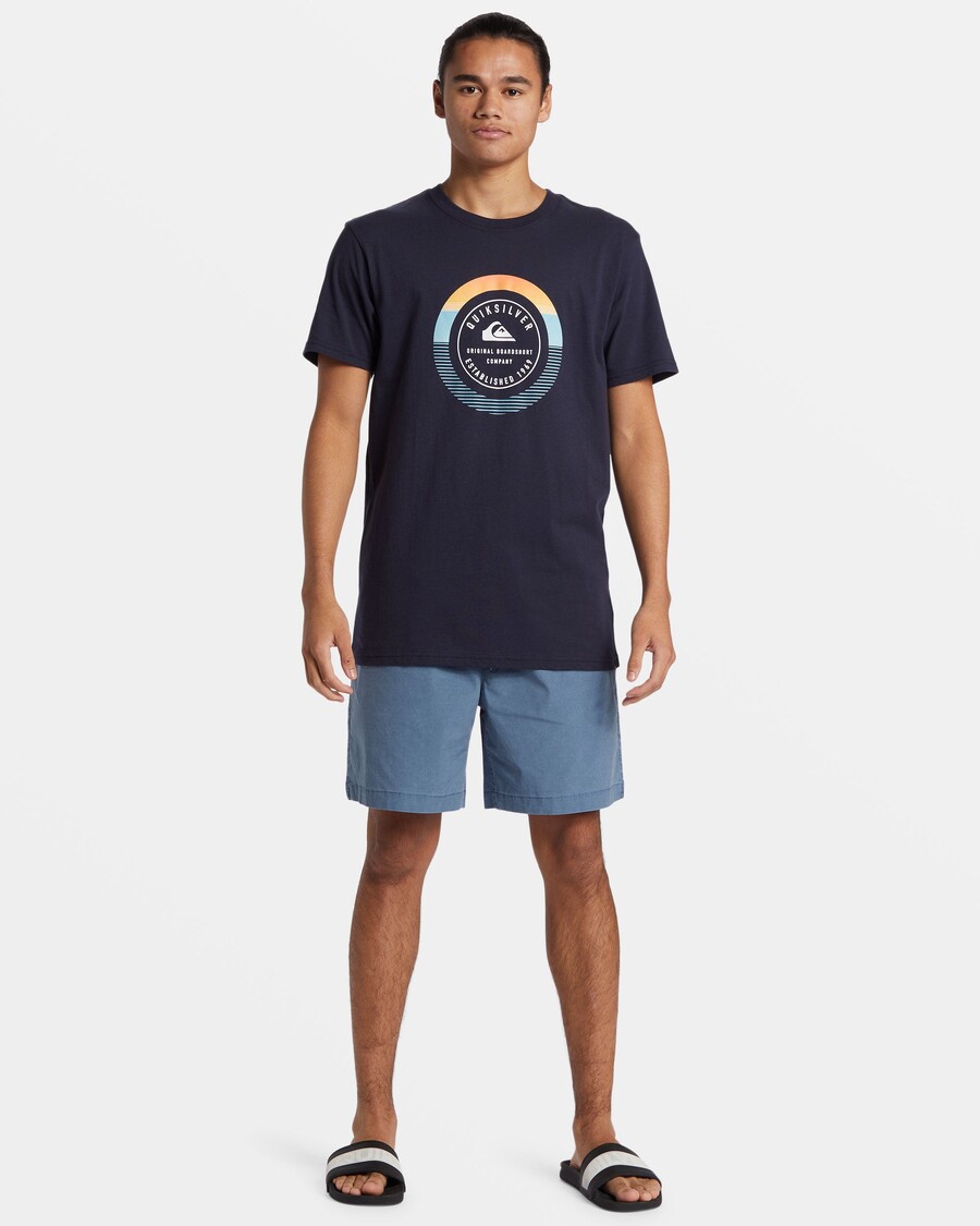 Quik Silver Insta Fill T-Shirt - Navy Blazer